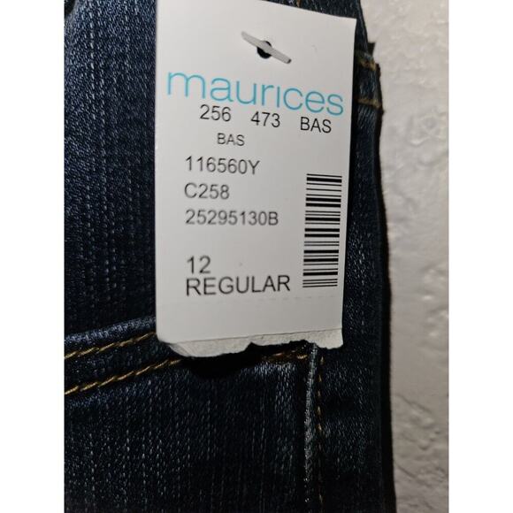 NWT! M Jeans By Maurices Women’s Sz 12 Regular Curvy Classic Boot Cut High-Rise - Picture 5 of 10